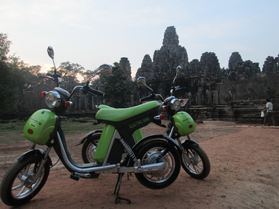 Green e-bike | Eco-friendly | Temples Cambodia